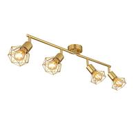 Netlighting Xara I Ceiling Spotlight Bar Gold Colors 4x E14 Netlighting Gold