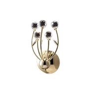 Netlighting Xeena Wall Lamp French Gold 3 Light G4 Switched Crystal Netlighting Gold