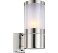 Netlighting Xeloo Outdoor Modern Wall Lamp Silver Glossy IP44 1x E27 Netlighting Silver