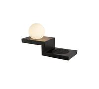 Netlighting Zanzibar Wall Lamp Sand Black 6W 470lm LED Induction Charger Netlighting Black