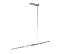 Netlighting Zelena Led Integrated Pendant Ceiling Light Light Steel Brushed in Grey Netlighting Grey