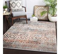 NETLINE HOME Area Rugs For Living Room, Bedroom, Kitchen, Dining Room | Oriental Design Carpet | Soft Medium Pile | 100% Polyester | Stain Resistant (Cream Gold, 100X200 CM)