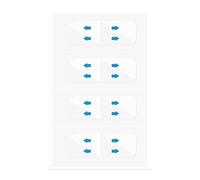 Netlkjonk 200 Pieces Invisible Face Lift Tapes Neck Strap Makeup Tape Instant for Sagging Skin and Chin