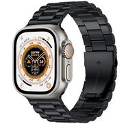 Netolo Metal Band Compatible with Apple Watch Ultra 49mm Band, 24mm Width, Stainless Steel Replacement Strap Compatible Apple Watch Ultra 2/iWatch Ultra Band for Men