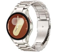 Netolo One-Click No Gap Strap Compatible with Samsung Galaxy Watch 6 5 4 7 40mm 44mm 45mm/5 Pro/4 6 Classic, Stainless Steel Metal Replacement Band