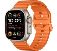 Netolo Sport Band Compatible with Apple Watch Ultra 2/Series 10 9 8 7 6 5 4 3 2 1 SE - Soft Silicone Strap 42-49mm