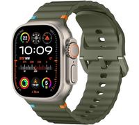 Netolo Sport Straps Compatible Apple Watch Series 10-1 Ultra 2 Strap, Silicone Band 46mm 45mm 44mm 49mm 42mm, Soft, Breathable, Waterproof, Unisex