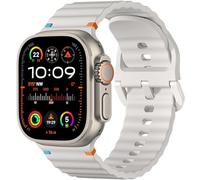 Netolo Sport Straps Compatible with Apple Watch Series 10 Strap 46mm 45mm 44mm 49mm 42mm, Soft Silicone Band for Apple Watch Ultra 2 Strap - iWatch Series 10 9 8 7 6 5 4 3 2 1 SE Ultra