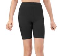 NetSetUK Girls Kids Cycling Shorts Plain Strechy Sports Dance School P.E Gym Summer Girls' Shorts Pants for Activewear Charcoal