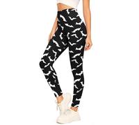 NetSetUK Halloween Women's Pumpkin Ghost Skull Scary Print High Elasticated Waistband Costume Leggings Ankle Elastic Tights Full Length Fancy Pant in Plus Size UK(8-30)