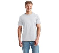 NetSetUK Men's Value Weight Short Sleeve T-Shirt Plain Crew Neck 100% Cotton Summer T Shirts for Men UK Size (S to XXL) Grey