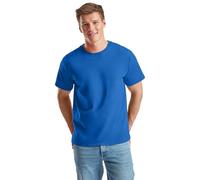 NetSetUK Men's Value Weight Short Sleeve T-Shirt Plain Crew Neck 100% Cotton Summer T Shirts for Men UK Size (S to XXL) Royal Blue