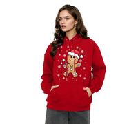 NetSetUK Womens Christmas Long Sleeve Pullover Hoodie Xmas Printed Sizes 8-22