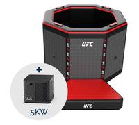 Netspa Ufc Octogone Kit Chiller 3-40°c 5kw Ice Bath+ladder One Size Black / Red