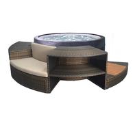 Netspa Vita 156x70 Cm Hot Inflatable Tub With External Panels