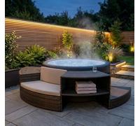 Netspa Vita 4 Person Semi Rigid Hot Tub With Furniture