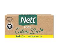 Nett 100% Organic Cotton 16 Tampons Normal