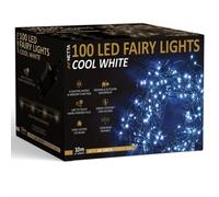 NETTA 100 Led 10M Fairy String Christmas Tree Lights Outdoor And Indoor Plug In - Cool White