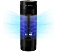 NETTA 14 Inch Desk Tower Fan - Black & Silver