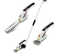 NETTA 2 in 1 7.2V Electric Cordless Grass Cutter Hedge Trimmer Telescopic Handle