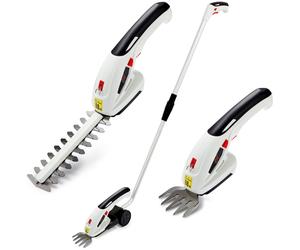 NETTA 2 in 1 7.2V Electric Cordless Grass Cutter Hedge Trimmer Telescopic Handle