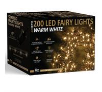 NETTA 200 Led 20M Fairy String Christmas Tree Lights Outdoor And Indoor Plug In - Warm White