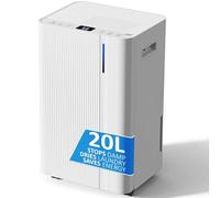 NETTA 20L/Day Compressor Dehumidifier Low Energy with Auto Humidity Sensor | Stop Mould&Dampness, Ultra-Low Energy, Quiet Mode, Fast Clothes Drying, Continuous Drain & Auto Shut-Off