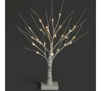 Netta 2Ft Twig Birch Tree With Pre-Lit With 24 Warm White Leds - Battery Powered - White
