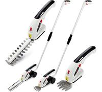 NETTA 4 in 1 7.2V Electric Cordless Grass Cutter Hedge Trimmer Telescopic Handle