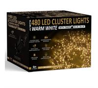 NETTA 480 Led Cluster String Lights 6M Indoor/outdoor Christmas Lights - Warm White