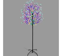 Netta 5Ft Cherry Blossom Tree With 250 Led Lights, Suitable For Indoor And Outdoor Use - Multi-Colour