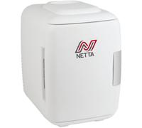 Netta 5L Mini Fridge With 12V Car Socket And Uk Main Plug - White