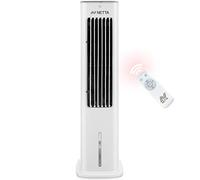 NETTA Air Cooler with Remote Control, LED Display, 3 Fan Speed Oscillation Function, 7 Hour Timer 2 Ice Packs, 55W