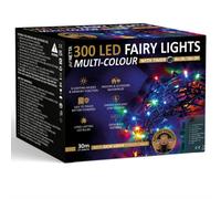 Netta Battery Operated 300 Led 30M Christmas Tree Fairy Lights With Timer - Multi