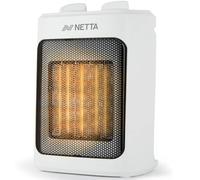 (White) NETTA 2000W Ceramic Fan Heater - 3 Heat Settings & Thermostat
