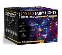 Netta Christmas Tree Lights 200 Led 10M Fairy String Lights Plug In With Timer And Memory Functions For Outdoor/indoor Use - Multi