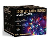 NETTA Christmas Tree Lights Fairy Lights Multi-Colour 1000 LED 50m with 8 Different Modes; for Outdoor & Indoor Use, Xmas Party Decorations - 1000 LED/ 50M Lit-Length