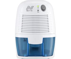 NETTA Dehumidifier 500ml Mini Air Dehumidifier for Damp, Mould, Moisture, Portable and Ultra Quiet for Home, Bathroom, Bedroom, Kitchen, Wardrobe, Basement - Blue [Energy Class
