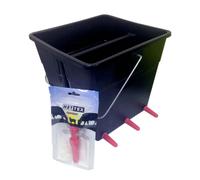 Nettex Agri Spare 6 Teat and Valve Assembly Pack for Feeder Bucket for Lambs - One Size