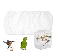 Netting Cage - Nylon Anti-Dust Mesh Protector | Net Bird Catcher Cage Parrots - for Finch, Lovebird, African Grey Parrot, Cockatiel NINFA, Mina, Macaw, Indoor, Outdoor, Camping