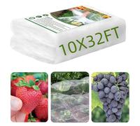 netting for vegetables，fruit netting，insect netting，green house for garden，fine mesh netting (10x32FT)