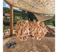 Netting Sand, Outdoor e Cloth, Sail for Pera, Patio ning, Solar Protect (3x10 M) - UV-Resistant Outdoor Canopy.