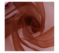 Netting Tulle Spool Fabric Spool Roll, Deco Mesh Ribbon Yarn Roll Multicolor Multiple Sizes DIY Sewing Decoration(Brown,1000cm L by 145cm)