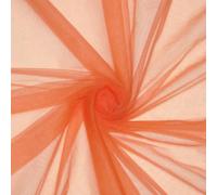 Netting Tulle Spool Fabric Spool Roll, Deco Mesh Yarn Roll Nylon for DIY Wedding Dress Crafting Multicolor Multiple Lengths(Orange,10meters)