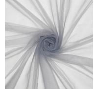 Netting Tulle Spool Fabric Spool Roll, Deco Mesh Yarn Roll Nylon for DIY Wedding Dress Crafting Multicolor Multiple Lengths(Grey,5meters)