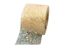 Netting Tulle Spool Fabric Spool Roll, Yarn Roll Deco Mesh Ribbon Flower Vine Tulle Multicolor 6cm x 25yards(Champagne)