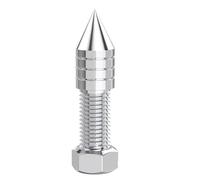 Nettoppo 1 Pcs Stainless Steel Speaker Spikes Hifi Audio AMP Subwoofer Isolation Stand Foot Cone Adjustable Height M8