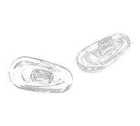 Nettoppo 25 Pairs Silicone Eyeglass Nose Pads Oval Push On