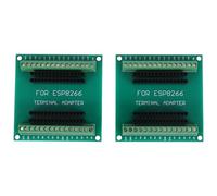 Nettoppo 2PCS ESP8266 Breakout Board GPIO 1 Into 2 for ESP8266 ESP-12E NodeMCU Development Board