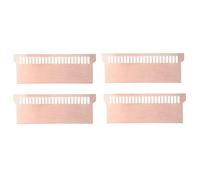 Nettoppo 4 Pcs Pure Copper Notebook Gaming Laptop Memory Heatsink Cooling Radiator RAM Memory Cooler Heat Sink 0.5Mm